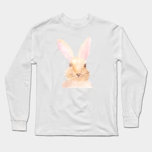 Watercolor Bunny Rabbit - Taye Long Sleeve T-Shirt